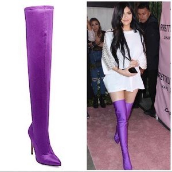 Women’s thigh high sock boot - Picture 2 of 8